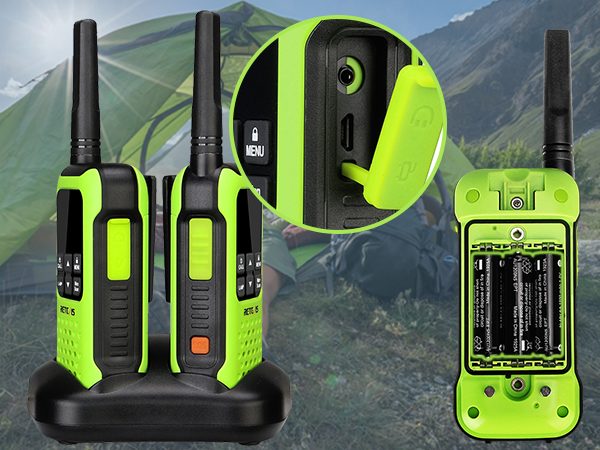 green walkie talkies two way radio walkie talkies for adults fishing camping skiing cruise ship
