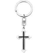PLwelth Cross Keychain for Women Men Cute Christian Faith Keychain for Car Wallet Backpack Charm ...