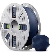 MarsWork Matte Dark Blue PLA Filament with Quick-Swap Reusable Spool 1kg (2.2lbs), 1.75mm 3D Prin...