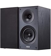 VEVOR Powered Bookshelf Speakers, 25W x 2, Active Studio Monitor Speaker with 5.25 Inch Woofer, B...