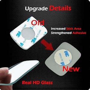 Ampper Square Blind Spot Mirror
