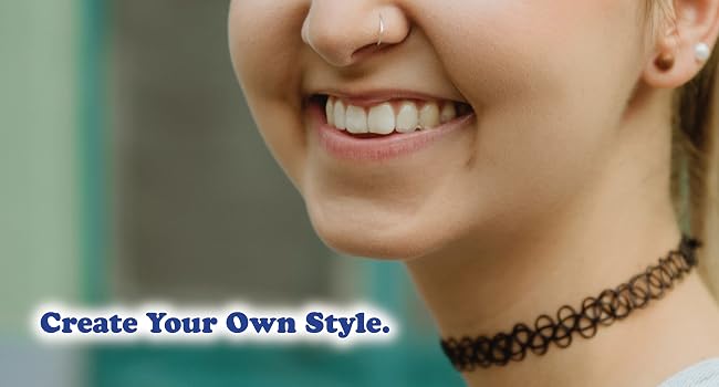 choker necklace, black nylon cord, black beading cord