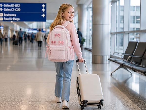 bow backpack for girls