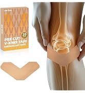 Kinesiology Tape – Waterproof and Hypoallergenic Athletic Tape for Muscle Support, Knee, Shoulder...