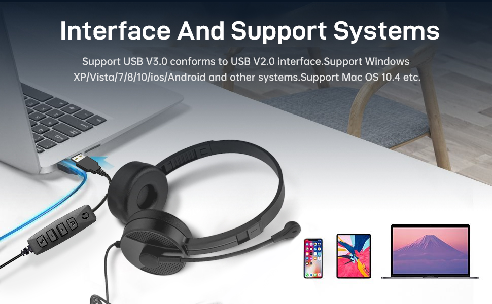 Wired Headset for PC/Laptop