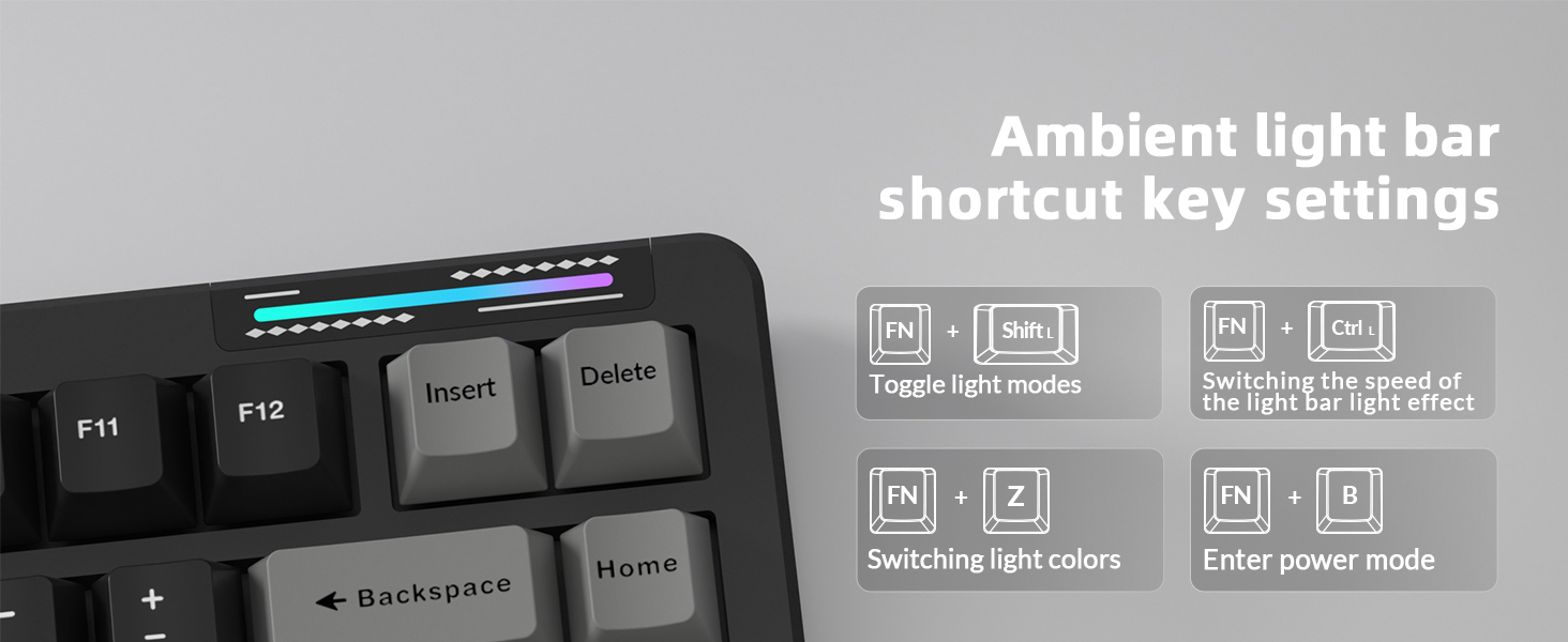 computer keyboard wireless rechargeable keyboard office keyboard light up keyboard rgb keyboard