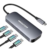 USB C Hub, 10Gbps 4 Ports USB C Hub for Laptop, USB C to USB C Hub Multiport Adapter for MacBook ...