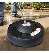 Donext 15" Pressure Washer Surface Cleaner, Concrete Cleaner Stainless Steel Nozzles, Heavy-Duty