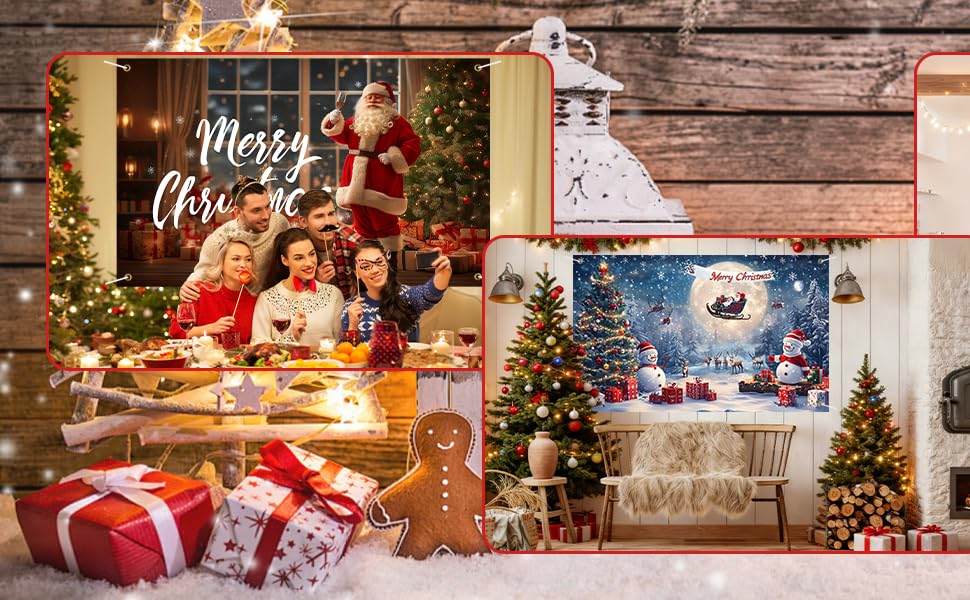 Christmas photo backdrop