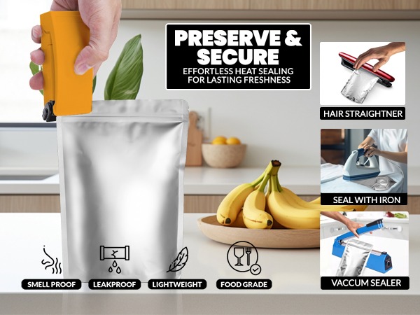 5 mil mylar bags, mylar bags with oxygen absorbers , food storage mylar bags