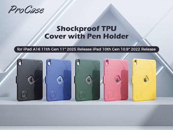 Shockproof TPU Cover with Pen Holder