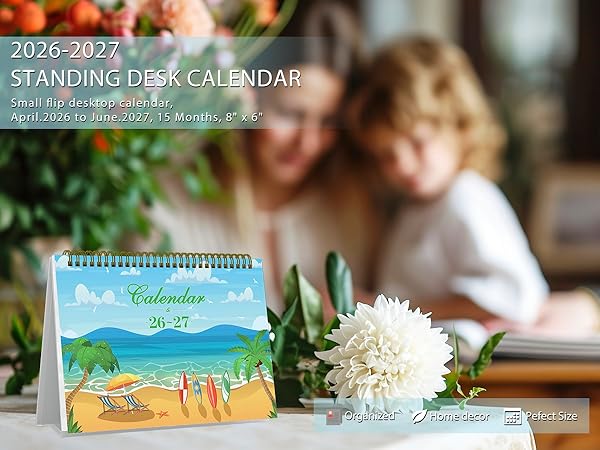desk calendar 2026 standing flip desk calendar 2026 calendar desktop calendar Christmas