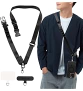 Golifyne 25mm Crossbody Phone Lanyard, Anti-Theft Crossbody Phone Strap for iPhone 16 Pro Max and...