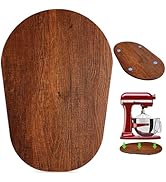 Wooden Mixer Slider for KitchenAid 5-8 Qt Bowl-Lift Stand Mixer, Appliance Sliding Mat Pad, Kitch...