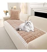 OTOB Couch Cover for Dogs Washable Pet Friendly, Non Slip Plush Fuzzy Love Seat Couch Covers Sofa...
