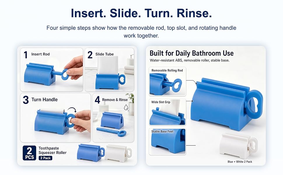 Toothpaste Squeezer Roller