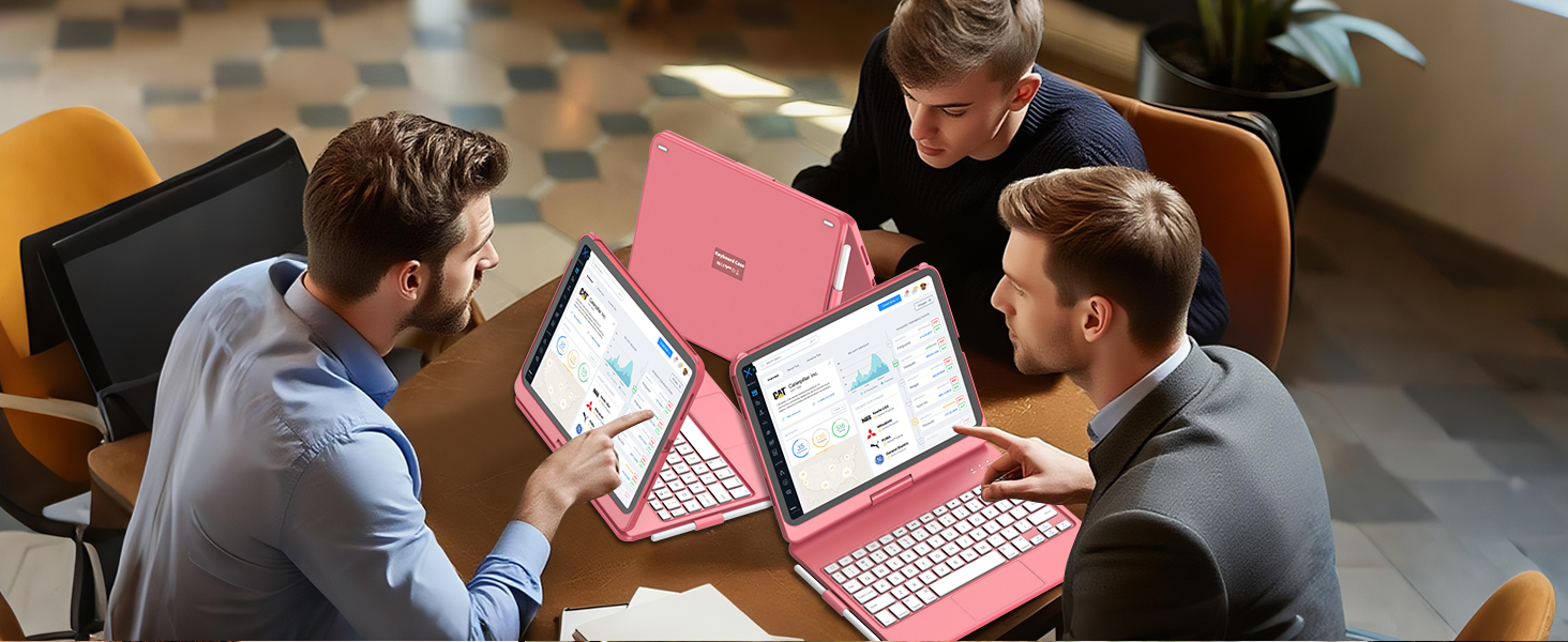ipad 11th gen keyboard case pink 30