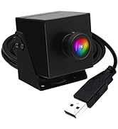 ELP 48MP USB Fisheye Camera Wide Angle Webcam for Computer Mini Lightburn Camera for Laser Engrav...