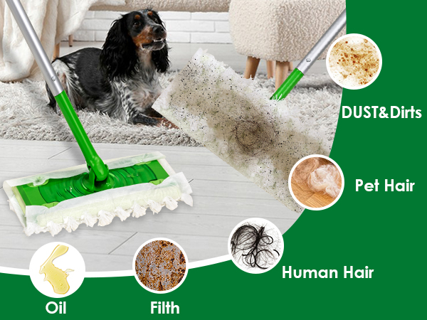 Heavy Duty Dry Sweeping Cloth Refills for Swiffer Sweeper Mop