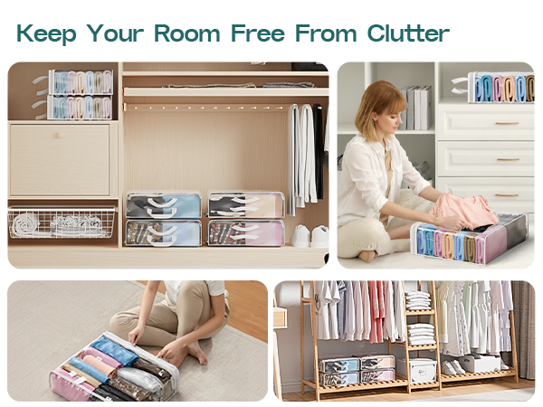 clear storage bags with zipper