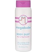 Megababe Sweat Absorbing Body Powder - Body Dust | with Lavender & Aloe | Talc-Free, All Natural ...