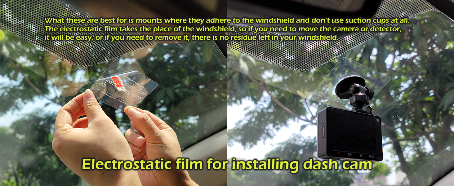 Windshield Sticker Applicator Electrostatic Film