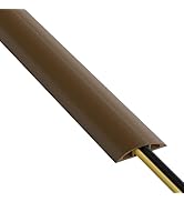 D-Line 6ft Floor Cord Cover, Cable Protector, Hide Extension Cords, Protect Cords, Prevent Cable ...