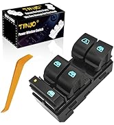 20945129 Driver Side Master Window Control Switch Button Compatible with 2007-2013 Chevy Silverad...