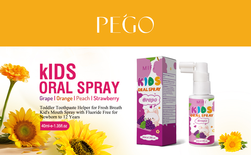 Kids Oral Spray - Fresh Breath for Children & Toddlers