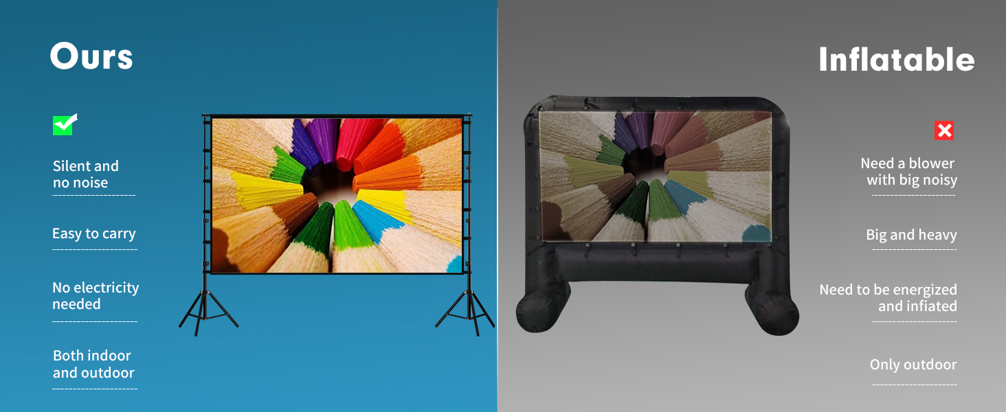 outdoor projector screen