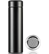 PARACITY Insulated Water Bottle, 17 oz Stainless Steel Water Bottles, Double Wall Vacuum Hot Drin...