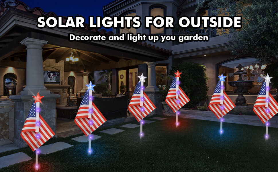 Patriotic Decorations Lights