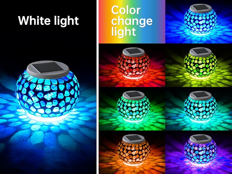 mosaic solar lights outdoor solar garden lights