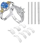 Eiito Ring Size Adjuster for Loose Rings (18 Pcs), Ring Resizer for Ring Adjuster Smaller, Ring S...