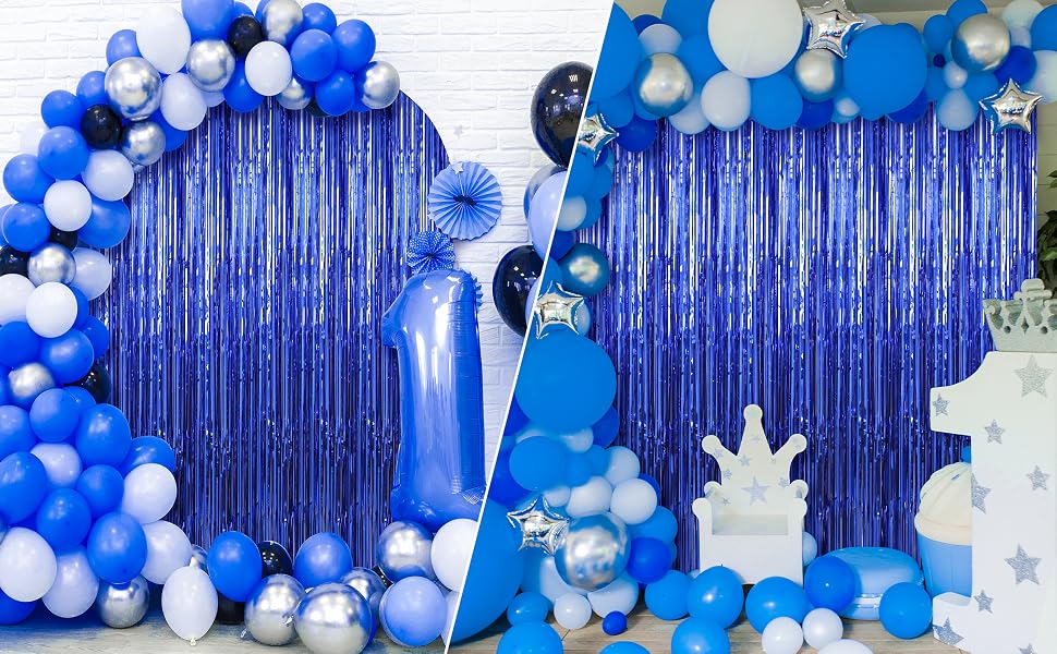 Foil Fringe Curtains Party Decorations Tinsel Curtain Backdrop for Parties Door Streamers