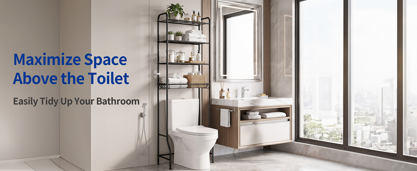over the toilet storage rack, bathroom storage,bathroom organizer