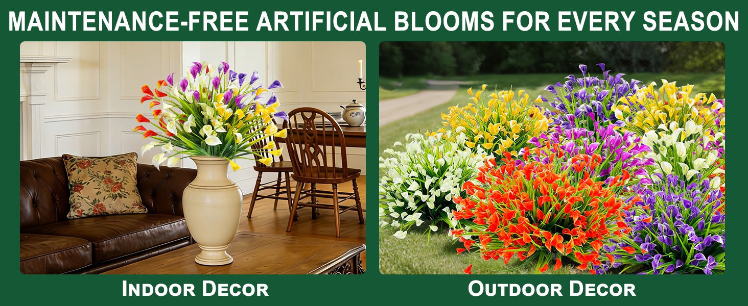 outdoor faux flowers