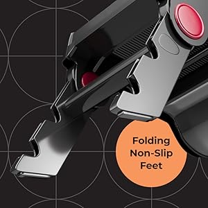 MuellerLiving Mandoline Slicer V-Pro 5 Blade folding non Slip feet