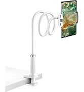Santiaoniu Gooseneck Tablet Holder, Tablet Stand : Flexible Arm Clip Mount Compatible with iPad m...