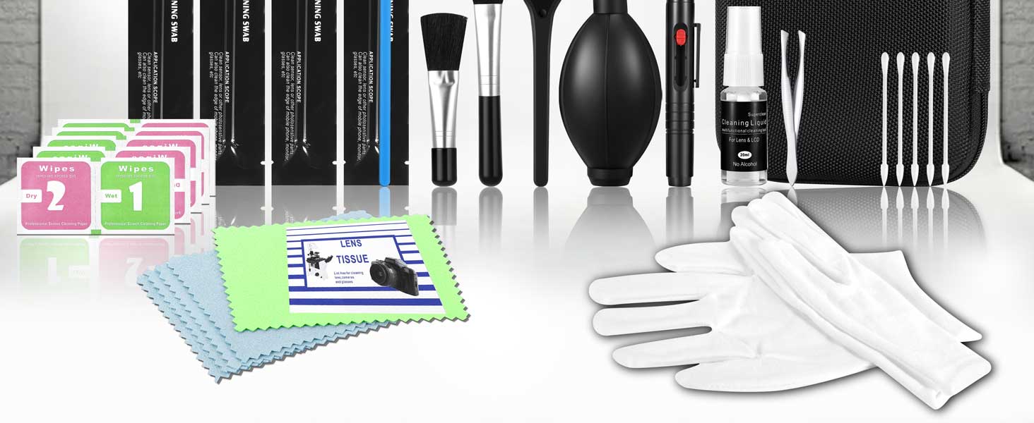 Camera Cleaning kit - Professional Camera Lens Cleaning Kit,Complete DSLR