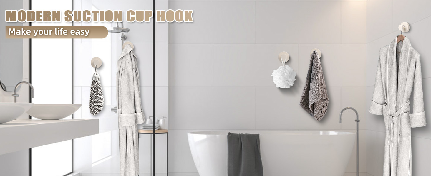 Suction Cup Hooks for Shower