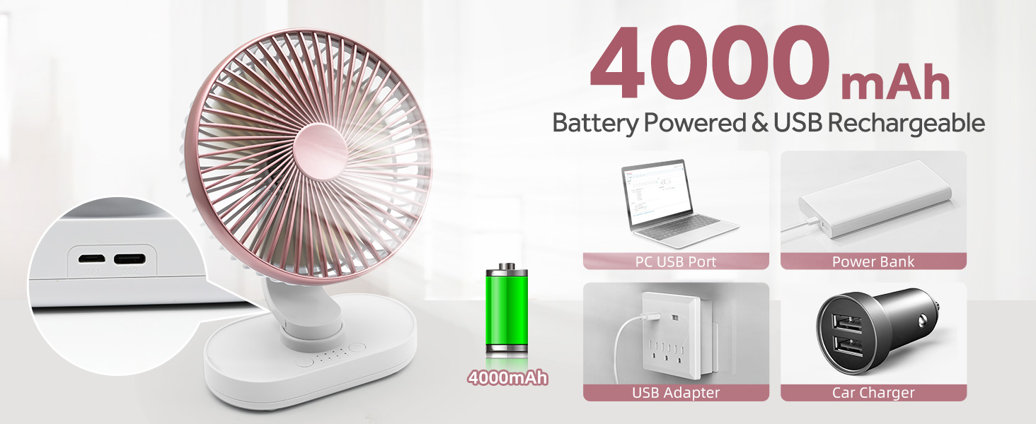 mini desk fan