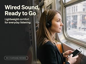Retro Black Over-Ear Headphones