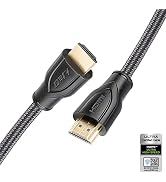 J&D Ultra High Speed HDMI 2.1 Cable, 2.1 Version Braised HDMI Cable Support 8K 120Hz 4K Dynamic H...