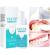MIESCHER Teeth Whitening Mousse, Refreshing Breath Deep Cleaning Foam Toothpaste Natural Mouth Wa...