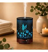 Essential Oils Diffuser,Aromatherapy Diffuser,Birthday Gifts for Women Mom Grandma,Metal Cool Mis...