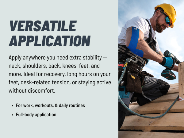 Versatile Application—For work, workouts, & daily routines