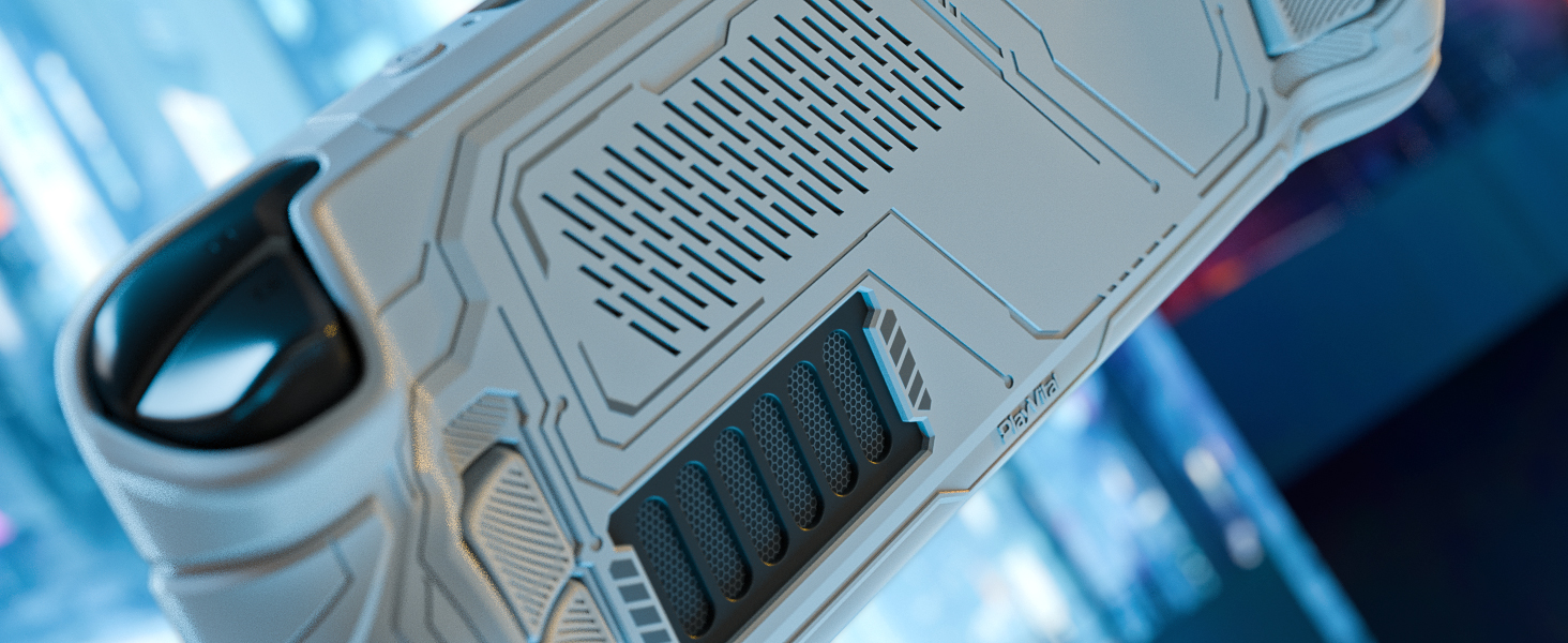 PlayVital Mecha Protective Case for Steam Deck