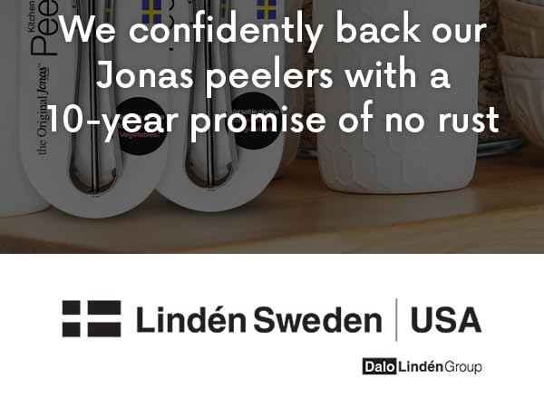 Linden Sweden Jonas Peeler Peel with Ease Save time Meal prep Easy-to-use Potato Peelers