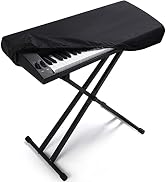 YNester 61 Keys Piano Keyboard Dust Cover, Adjustable Electric Piano Keyboard Covers for Digital ...